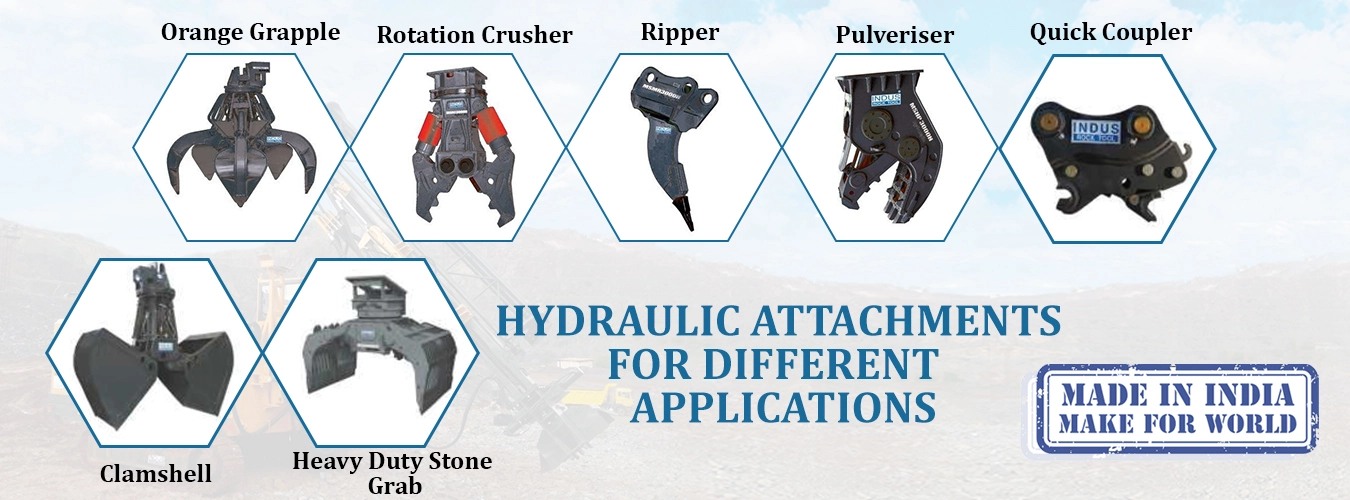 HYDROLIC ATTACHMENTS FOR DIFFERENT APPLICATIONS c